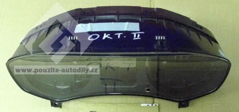 Sdružené přístroje do palubní desky - budíky, pouze obal, Škoda Octavia II