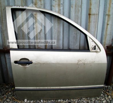 Dveře přední pravé, Škoda Fabia I 99-07, 6Y0831052