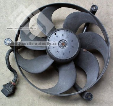 Ventilátor chladiče originál Škoda 6Q0959455Q, 6X0959455C
