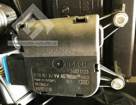 Servomotor 1K0907511B nastavení klapy ovládaní teploty Škoda