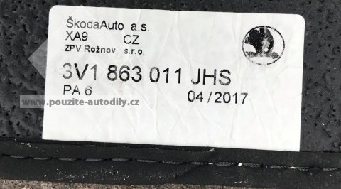 Sada koberců Standard - Textil 3V1863011 Škoda Superb III NP