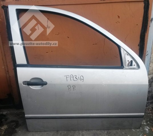 Dveře přední pravé, Škoda Fabia I 99-07, 6Y0831052