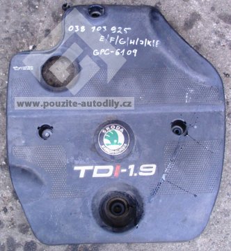 Kryt motoru pro sací potrubí, 038103925HB Škoda Octavia 97-