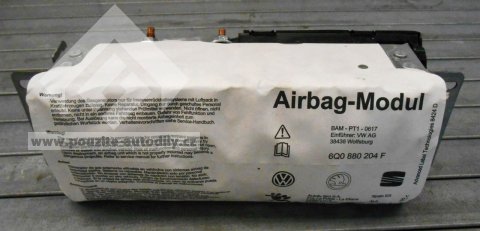 Airbag spolujezdce, originál Škoda 6Q0880204F, 6Q0880204G