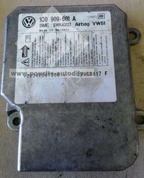 Řídící jednotka airbagu, originál Škoda Fabia 1C0909601A