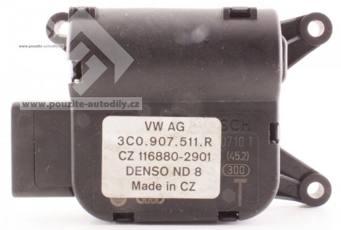 Servomotor pro ovládání teploty 3C0907511R, originál Škoda