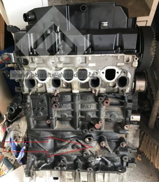 Blok motoru Škoda 03G103011R holý 2,0TDi BMP