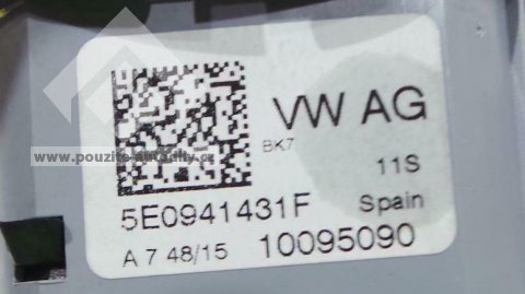 Spínač světel vícefunkční 5E0941431F Škoda