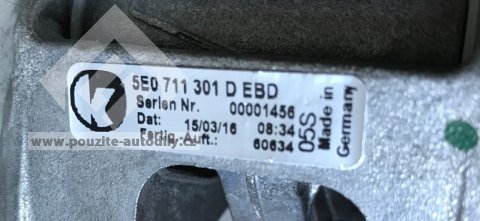Páka ruční brzdy 5E0711301D Škoda Octavia III 5E