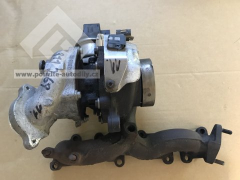 Turbo s výfukovým potrubím 03L253056B Škoda Yeti 2.0TDi