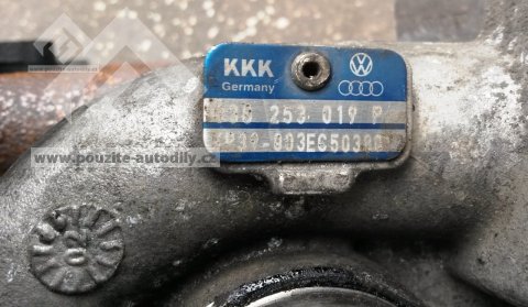 Turbo KKK s výfukovým potrubím 038253019P Škoda Fabia