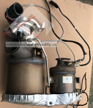 Filtr FAP, DPF dieslový částicový 5Q0131705CP Škoda