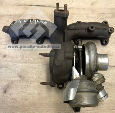 Turbo KKK s výfukovým potrubím 038253019P Škoda Fabia