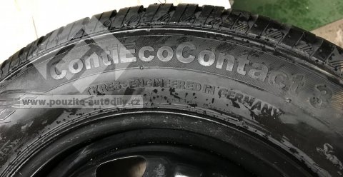 Ocelový disk 5Jx14 6Q0601027R pneu Continental 165/70 R14