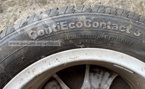 5J0601025G Diskové kolo hliník Škoda ATIK 7ZS 6Jx14 ET37 + Pneu: Continental 185/60R14 ContiEcoContact 3