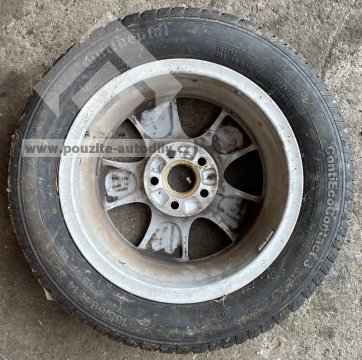 5J0601025G Diskové kolo hliník Škoda ATIK 7ZS 6Jx14 ET37 + Pneu: Continental 185/60R14 ContiEcoContact 3