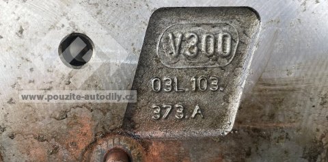 03L103373A, 03L103286A Hlava válců svačkami a ventily 1.6 TDi CR CAY, VW, Audi, Škoda, Seat