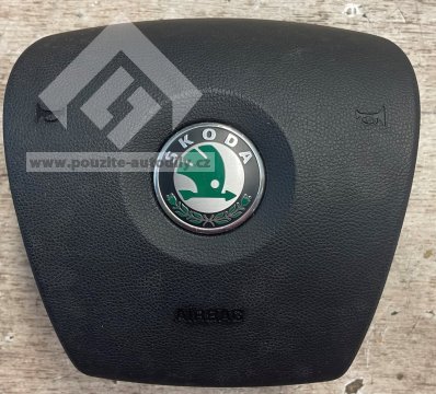 5J0880201D Airbag řidiče pro čtyřramenný volant Škoda Fabia II, Škoda Roomster 5J