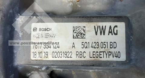 5Q1423051BD / 5Q0909144AB / 5Q0909144AA Řídící mechanismus - hřebenové řízení Škoda, Volkswagen, Audi, Seat