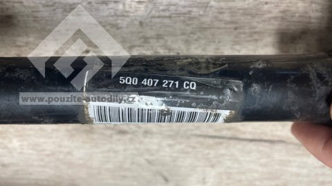 5Q0407271CQ Levá poloosa s homo-kinetickým kloubem, originál Škoda, Volkswagen, Audi, Seat