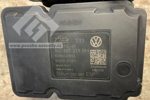 Agregát ABS, řídící jednotka 1K0907379BH, 1K0614517DD Škoda