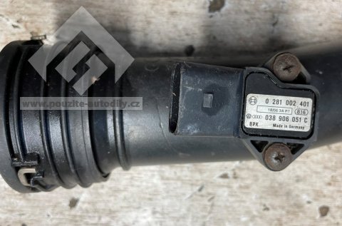1K0145762BA / 1K0145770D Vzduchová trubka tlaková 2.0TDi Volkswagen, Škoda, Audi, Seat