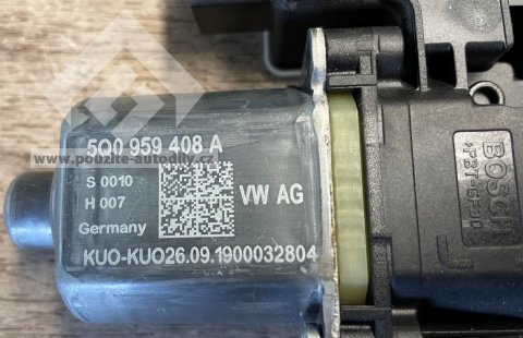 5Q0959408A Motor stahování okna pravý zadní, originál Škoda, Audi, Volkswagen, Seat