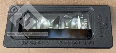 3AF943021A osvětlení SPZ LED originál Škoda, VW, Seat, Bentley