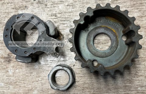 04L130101 Ozubená řemenice + 04L130227 unášeč Škoda, VW, Audi, Seat