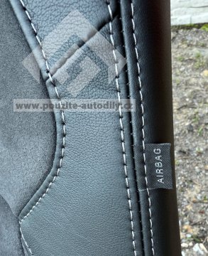 Zadní sedadla vlevo + opěrky hlavy Alcantara SAB Kodiaq NS 17- Nové
