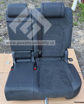 Zadní sedadla vlevo + opěrky hlavy Alcantara SAB Kodiaq NS 17- Nové