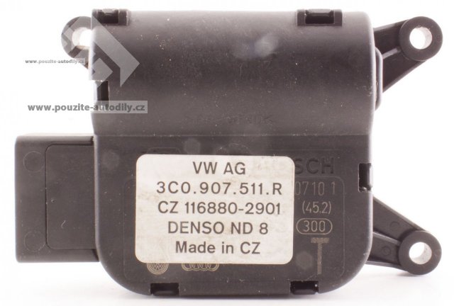 Servomotor pro ovládání teploty 3C0907511R, originál Škoda