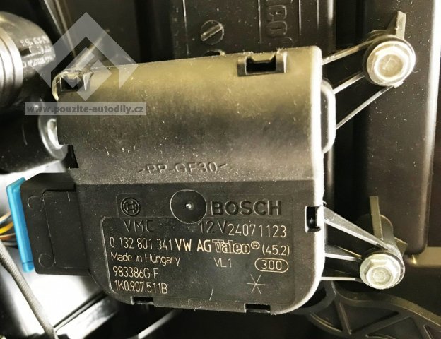 Servomotor 1K0907511B nastavení klapy ovládaní teploty Škoda