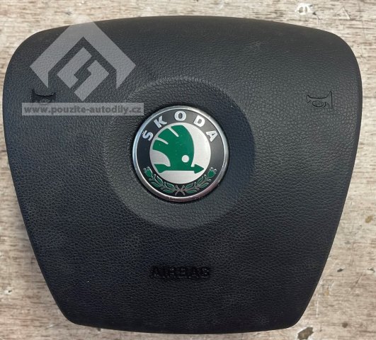 5J0880201D Airbag řidiče pro čtyřramenný volant Škoda Fabia II, Škoda Roomster 5J