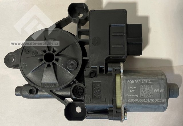 5Q0959407A Motor stahování okna levý zadní, originál Škoda, Audi, Volkswagen, Seat