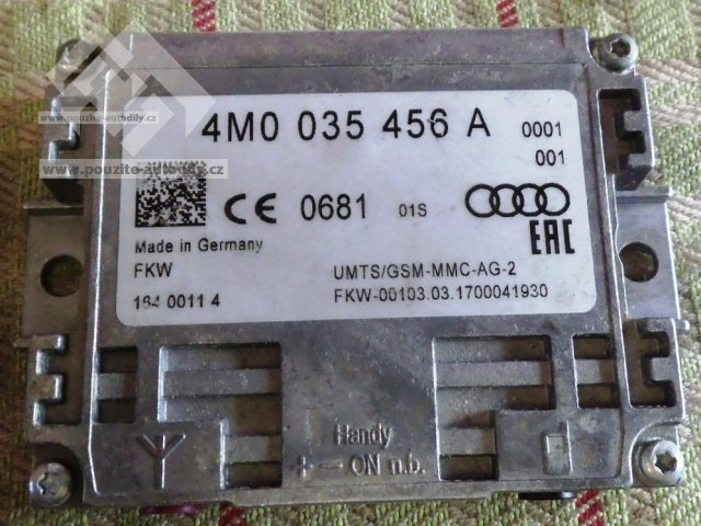 4M0035456A Zesilovač antény, 2-way Audi, Seat, Škoda