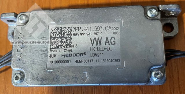 7PP941597CA / 7PP941597C Řídící jednotka světlometu Škoda