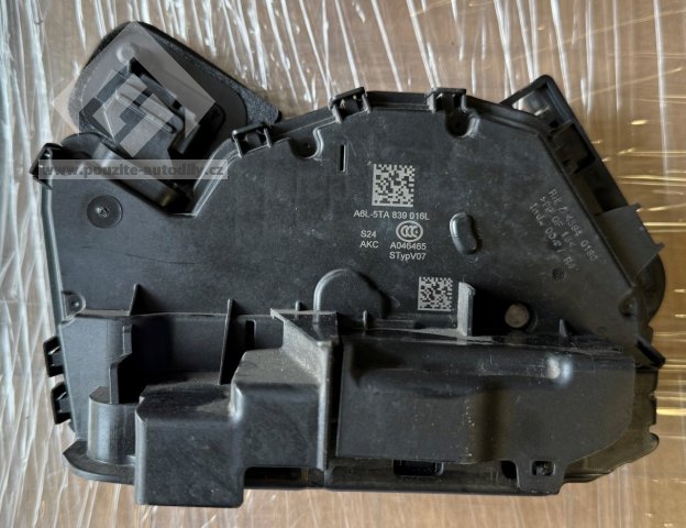 5TA839016L / 5TA839016E Zámek dveří vnitřní vzadu vpravo Škoda, Volkswagen, Audi, Seat